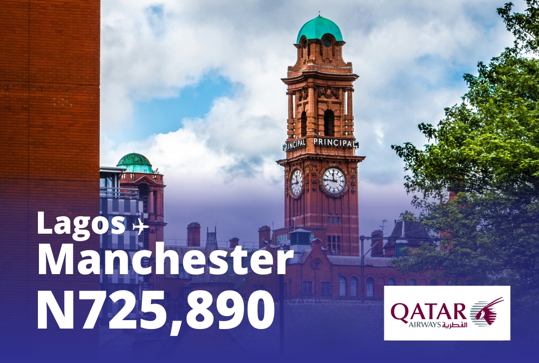 STUDENT DEAL: Lagos-Manchester
